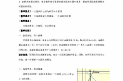 一次函数教案,从基础到应用的教学探索